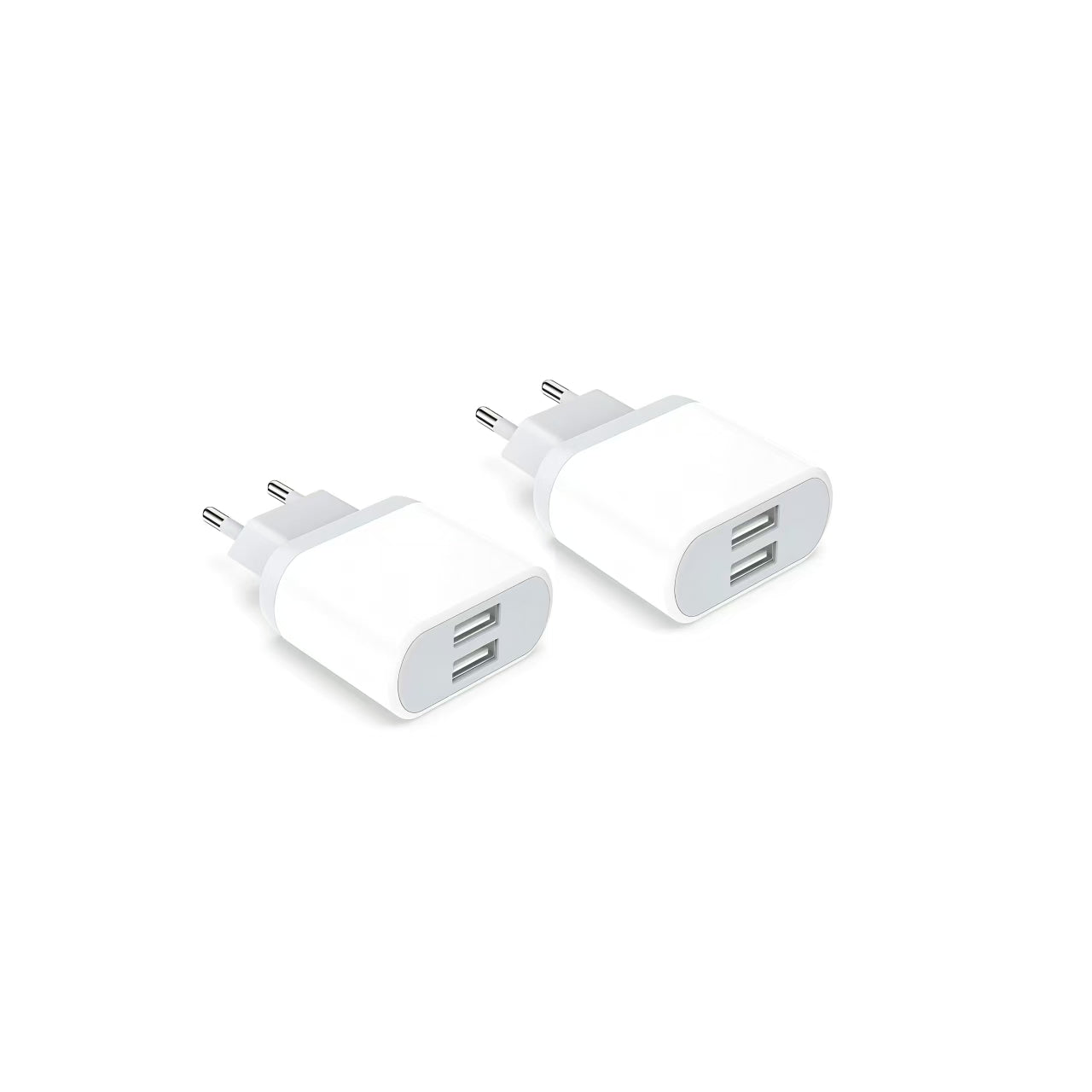 2er-Pack USB-A-Ladegerät mit 10,5 W Schnellladestecker für iPhone 15, 14, 13, 12, 11, Pro Max, SE, XS, XR, 8 Plus, Samsung Galaxy, iPad, Mobiltelefone, Android-Geräte, Netzteil mit Wandstecker